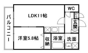 アグリー戸島の間取り画像