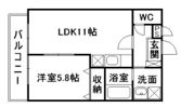 アグリー戸島の間取り画像