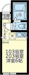 ユナイト追浜ストラスブールの間取り画像
