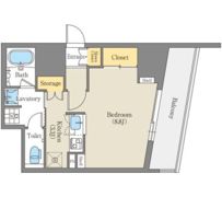 CORNES HOUSE NAGOYAの間取り画像