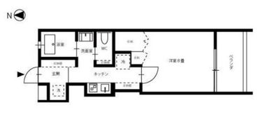 クレル西川原の間取り画像