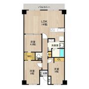 PHOENIX COURT 交野Ⅰの間取り画像