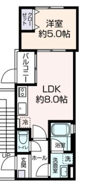 ALEGRIA上新庄の間取り画像