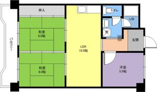 奥野マンションの間取り画像