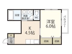 吉田ビル（榎町）の間取り画像