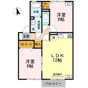 ラ･プランタン A/Bの間取り画像