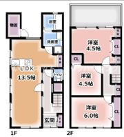 守口市大枝南町戸建の間取り画像