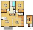 D-room上二十町の間取り画像
