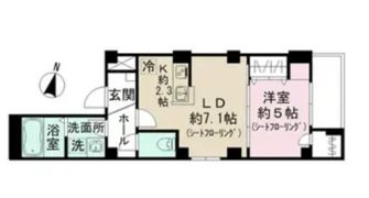 パークサイド明治の間取り画像