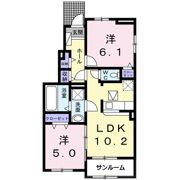 ル シエルの間取り画像