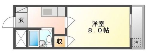 プレアール大供Ⅱの間取り画像