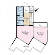 フォンティーヌ壱番館の間取り画像