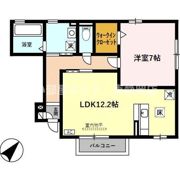 セジュールS・Bの間取り画像