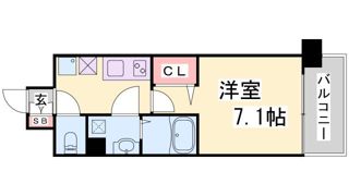 ファーストフィオーレ三宮イーストの間取り画像