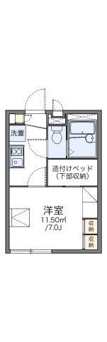 レオパレスINUIⅡの間取り画像