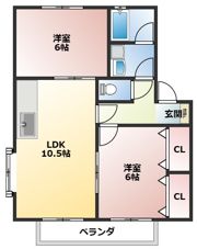 エスポワールKの間取り画像