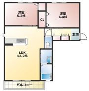 シャーメゾン宮里の間取り画像