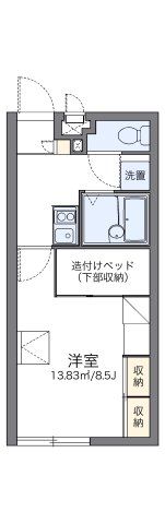 レオパレス恵の間取り画像