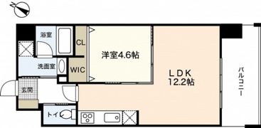 JRBハイツ岡山の間取り画像