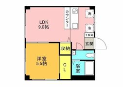 深沢コーポの間取り画像