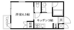 ジャンヌ喜与町の間取り画像