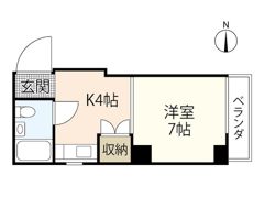 アビリオ東白島の間取り画像