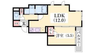 S-RESIDENCE神戸元町の間取り画像