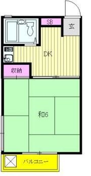 パールハイツの間取り画像