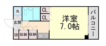 ロマネスク六甲第2の間取り画像