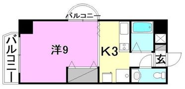 グリチネ・ドゥエの間取り画像
