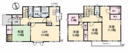 帯高M邸の間取り画像