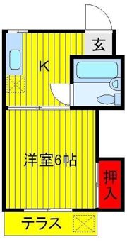 シャトン三山の間取り画像