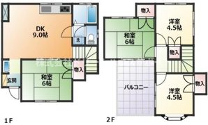 六浦南戸建ての間取り画像