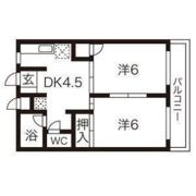 ファミール木ノ下の間取り画像