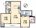 アズール庚午北の間取り画像