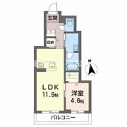 クインテットの間取り画像