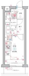 クレヴィスタ阪東橋の間取り画像
