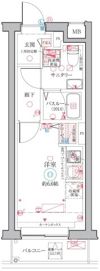 クレヴィスタ阪東橋の間取り画像