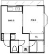 コーポ東逗の間取り画像