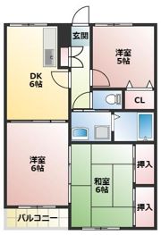 パストラーレ宮内の間取り画像
