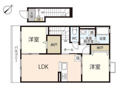 メゾン牛田本町の間取り画像