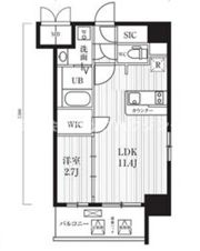 アプリーレ中之島の間取り画像