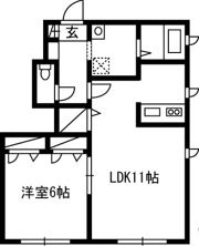エスフロント Aの間取り画像