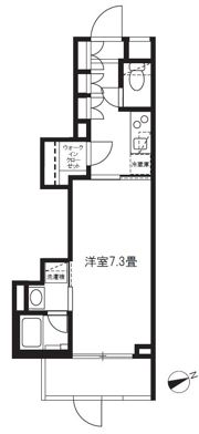 アンベリール墨田Ⅱの間取り画像