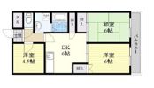 パークサイド田中2号館の間取り画像