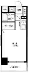 オーシャンハイツの間取り画像