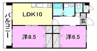 M3マンションの間取り画像