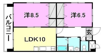 M3マンションの間取り画像