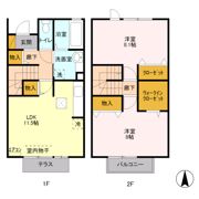 リバティーコート Ⅰの間取り画像