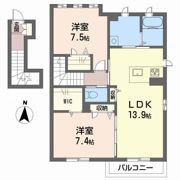 ショーンはなみずき B棟の間取り画像